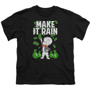 Richie Rich Make It Rain Kids Youth T Shirt Black