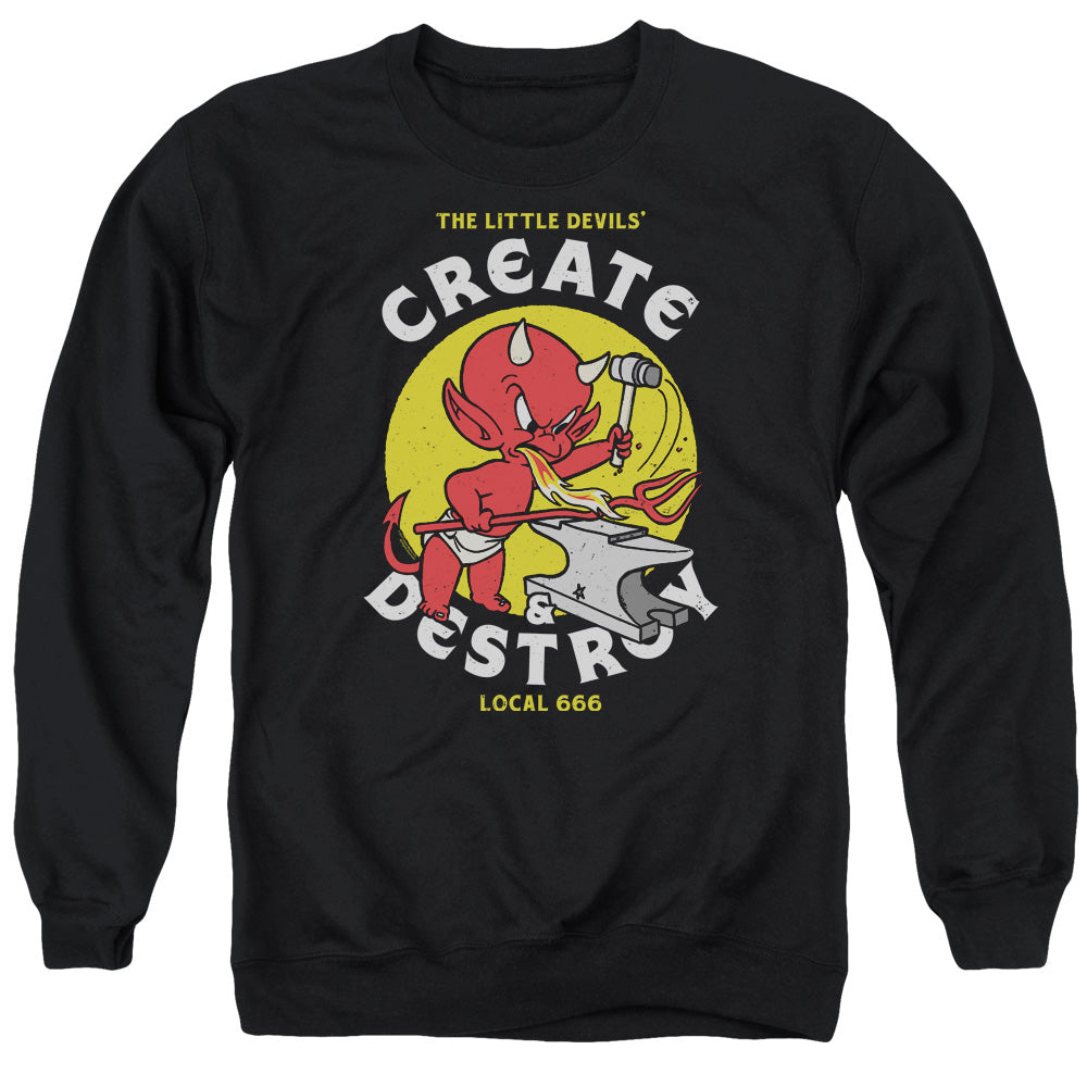 Hot Stuff Local Devils Mens Crewneck Sweatshirt Black