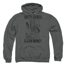 Load image into Gallery viewer, Richie Rich Clean Money Mens Hoodie Charcoal