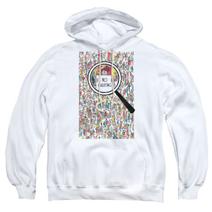 Wheres Waldo No Cheating Mens Hoodie White