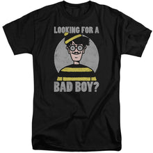 Load image into Gallery viewer, Wheres Waldo Bad Boy Mens Tall T Shirt Black