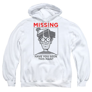 Wheres Waldo Missing Mens Hoodie White