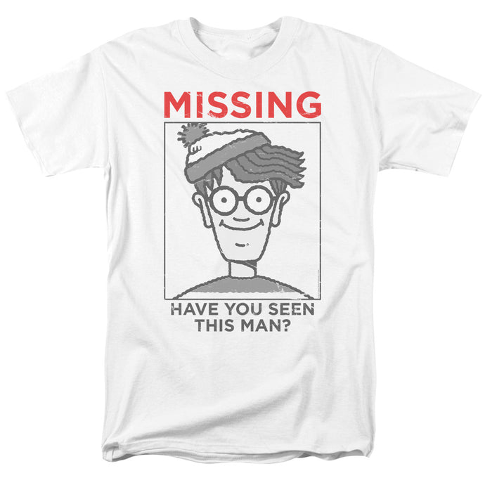 Wheres Waldo Missing Mens T Shirt White