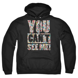 Wheres Waldo See Me Mens Hoodie Black