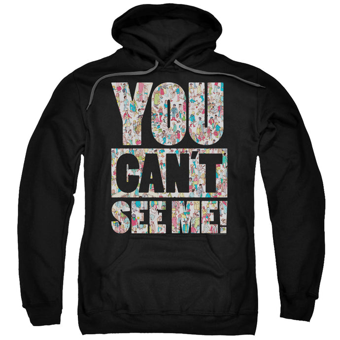 Wheres Waldo See Me Mens Hoodie Black