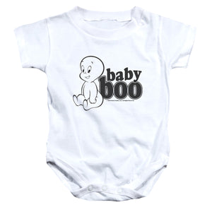 Casper Baby Boo Infant Baby Snapsuit White