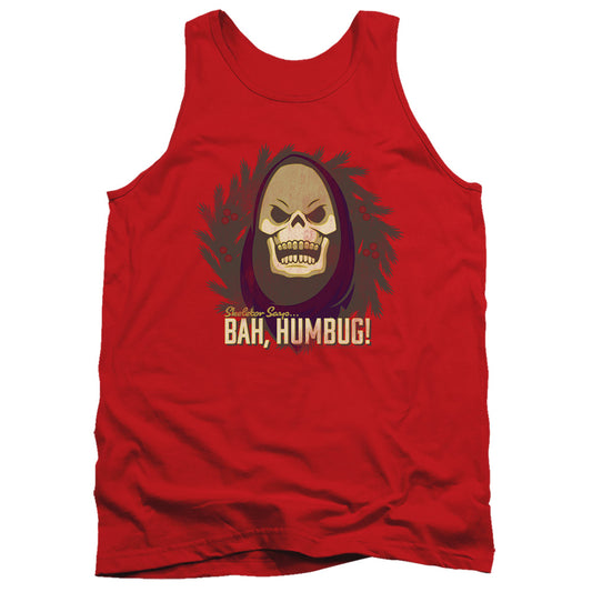 Masters of the Universe Bah Humbug Mens Tank Top Shirt Red