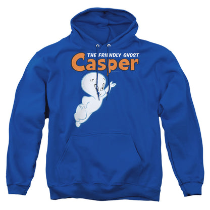 Casper Logo And Casper Mens Hoodie Royal Blue