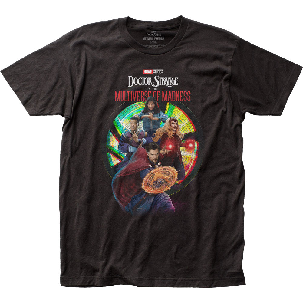 Dr. Strange Hero Group Mens T Shirt Black