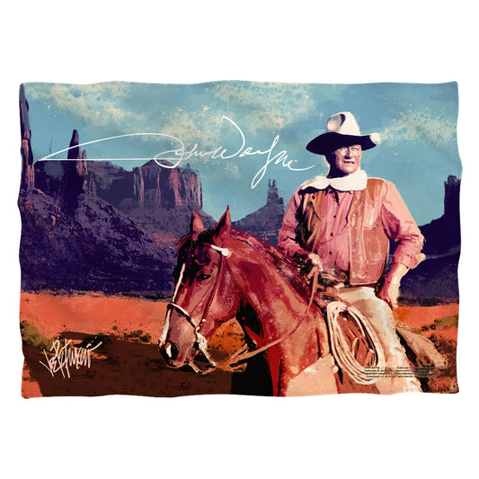 John Wayne Monument Man Pillow Case