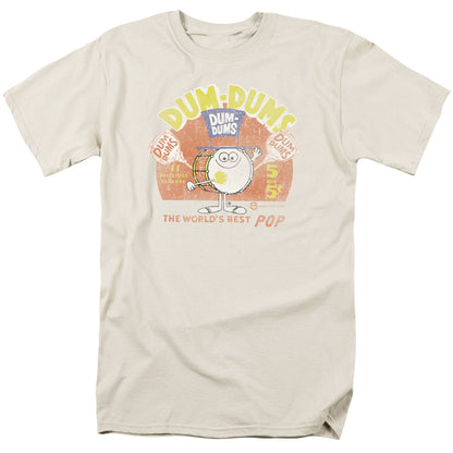 Dum Dums Best Pop Mens T Shirt Cream