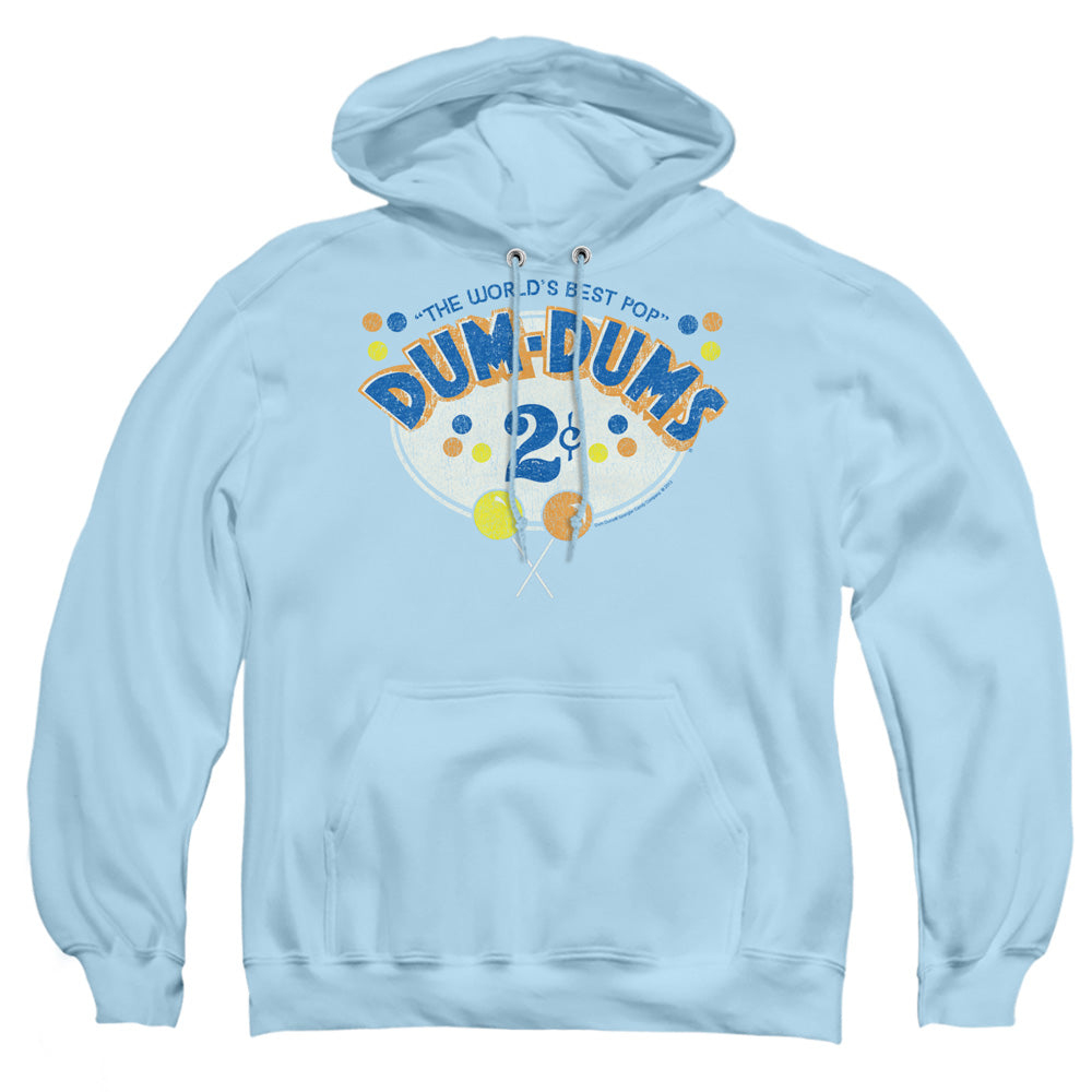 Dum Dums 2 Cents Mens Hoodie Light Blue