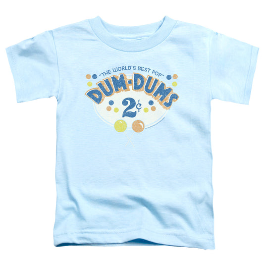 Dum Dums 2 Cents Toddler Kids Youth T Shirt Light Blue