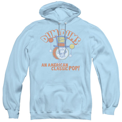 Dum Dums Classic Pop Mens Hoodie Light Blue