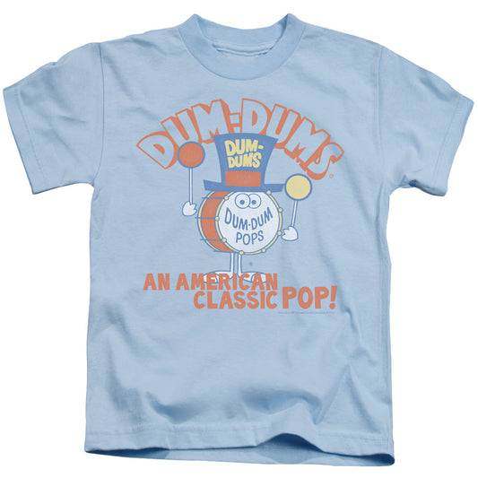 Dum Dums Classic Pop Juvenile Kids Youth T Shirt Light Blue (4)