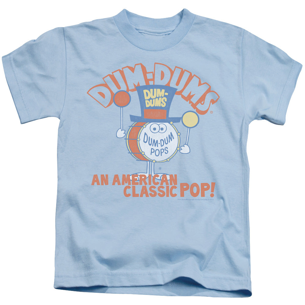 Dum Dums Classic Pop Juvenile Kids Youth T Shirt Light Blue (7)