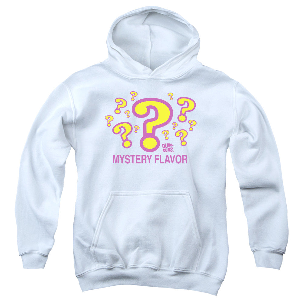 Dum Dums Mystery Flavor Kids Youth Hoodie White