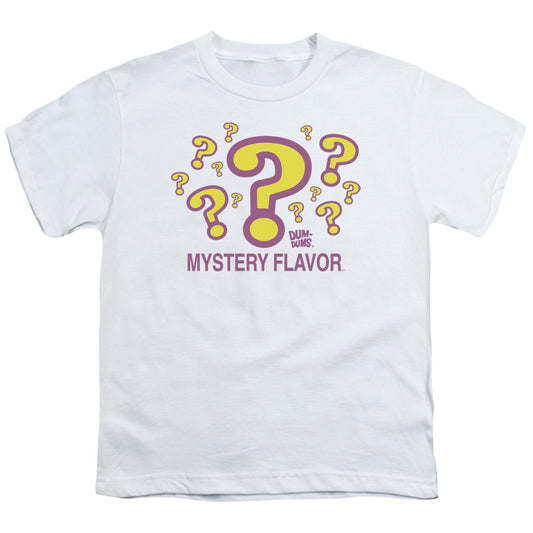 Dum Dums Mystery Flavor Kids Youth T Shirt White