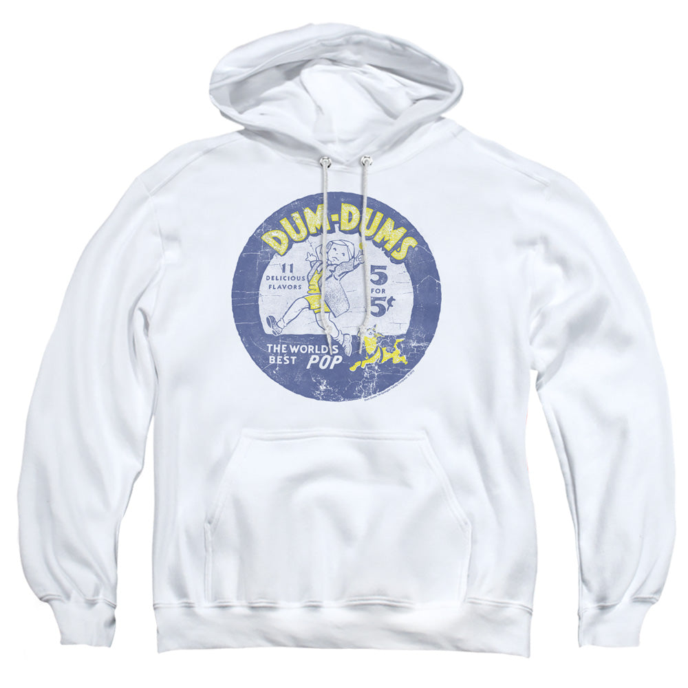 Dum Dums Pop Parade Mens Hoodie White