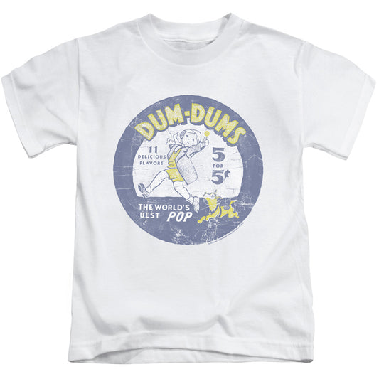 Dum Dums Pop Parade Juvenile Kids Youth T Shirt White (4)