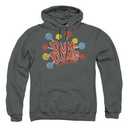 Dum Dums Original Pops Mens Hoodie Charcoal