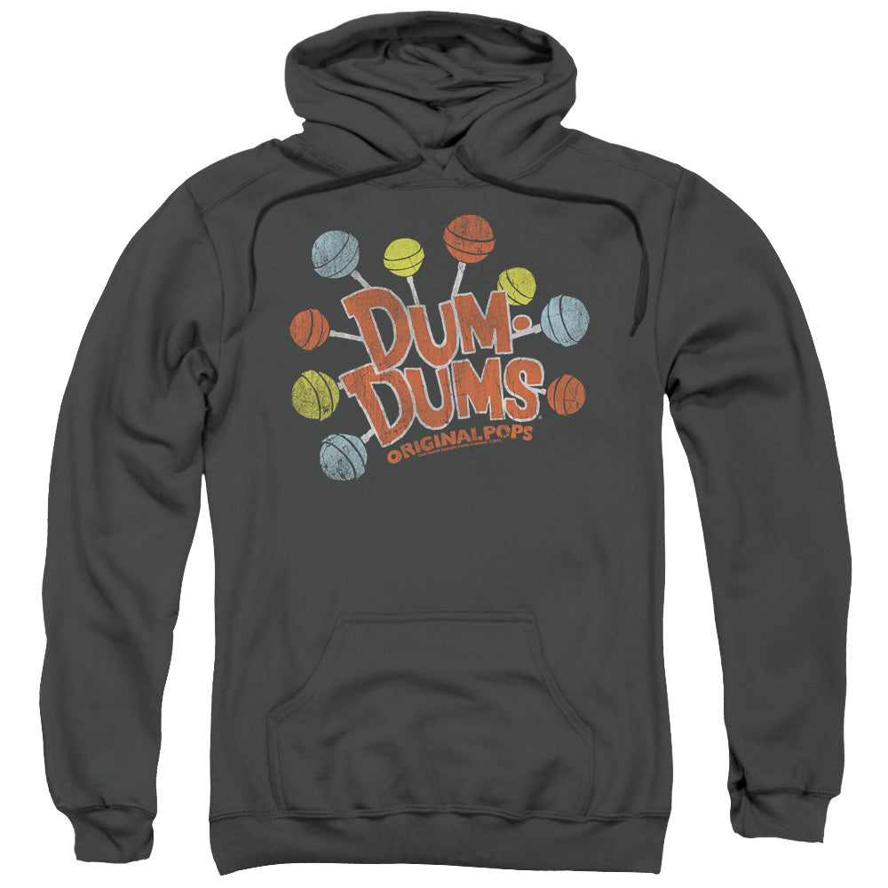 Dum Dums Original Pops Mens Hoodie Charcoal