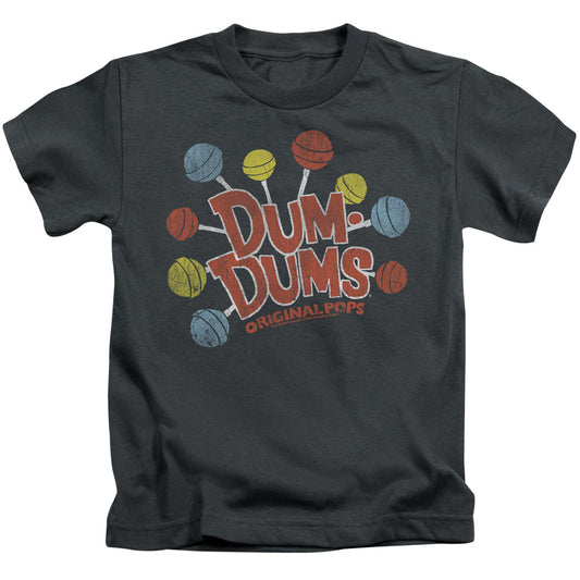 Dum Dums Original Pops Juvenile Kids Youth T Shirt Charcoal (7)