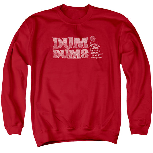 Dum Dums World&#39;s Best Mens Crewneck Sweatshirt Red