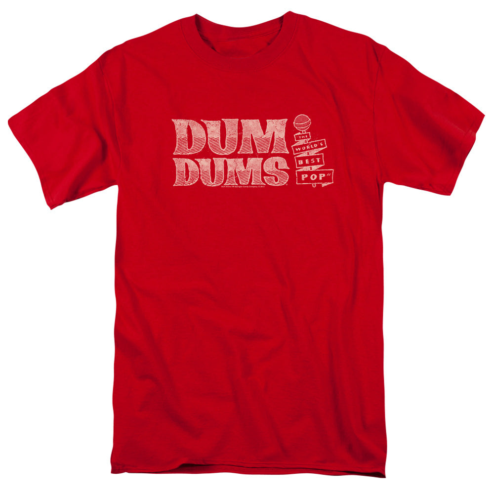 Dum Dums Worlds Best Mens T Shirt Red