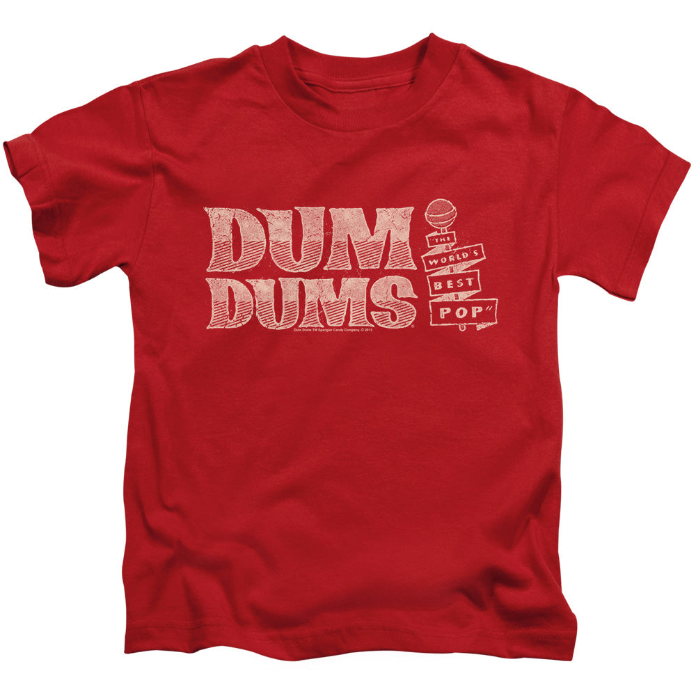 Dum Dums Worlds Best Juvenile Kids Youth T Shirt Red (7)