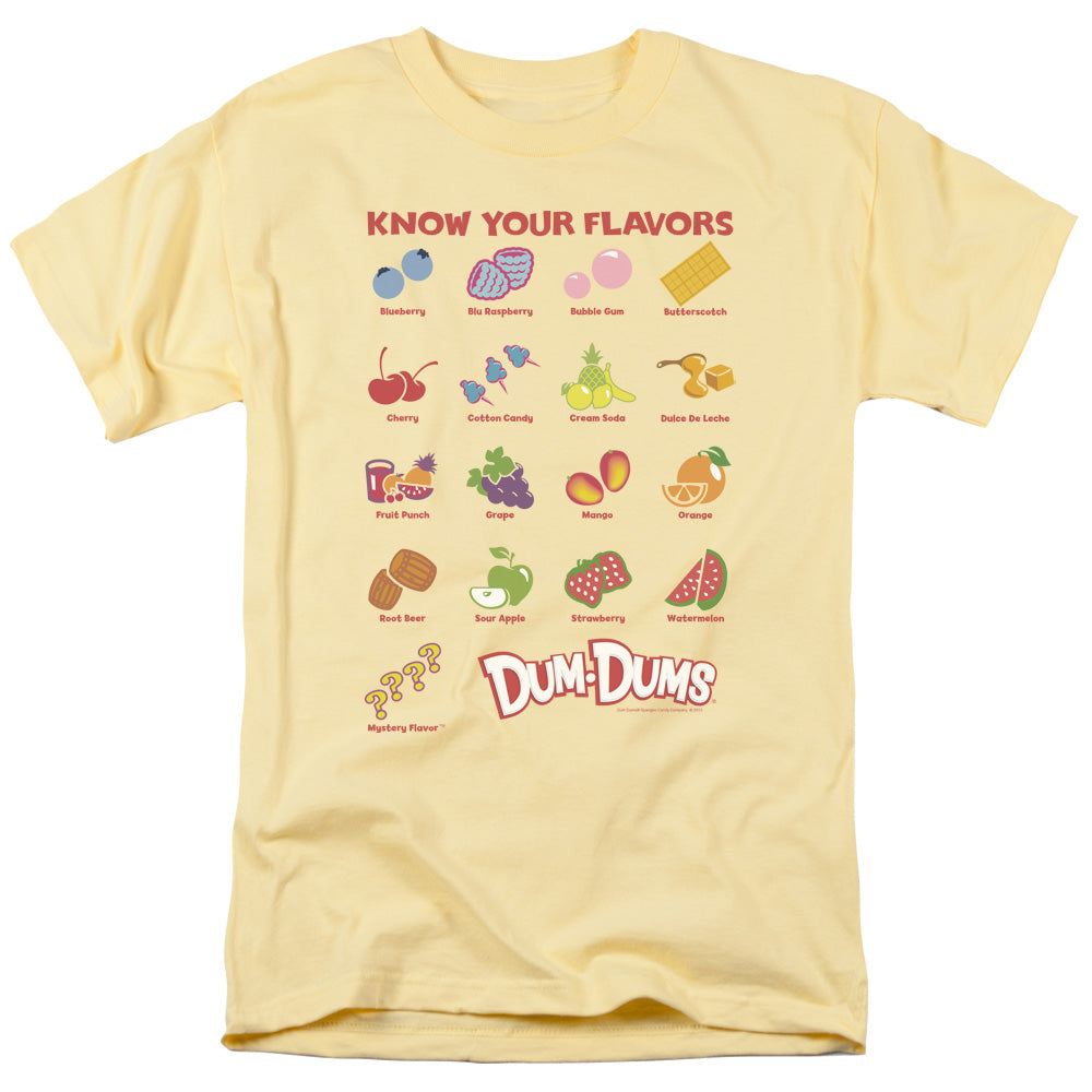 Dum Dums Flavors Mens T Shirt Banana