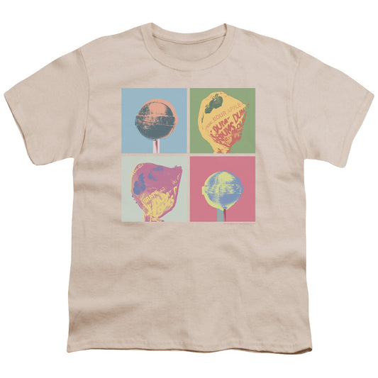 Dum Dums Pop Art Kids Youth T Shirt Cream