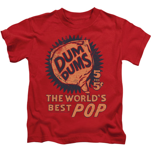 Dum Dums 5 for 5 Juvenile Kids Youth T Shirt Red (7)