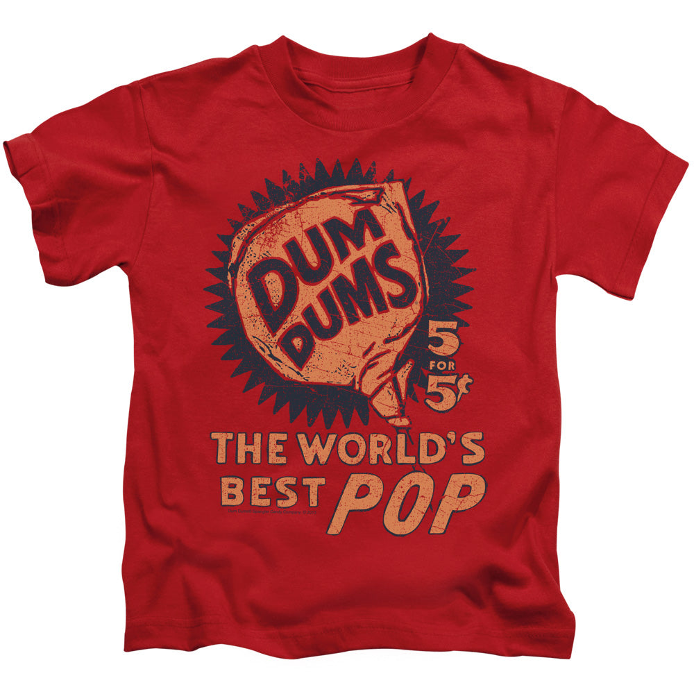 Dum Dums 5 for 5 Juvenile Kids Youth T Shirt Red (4)