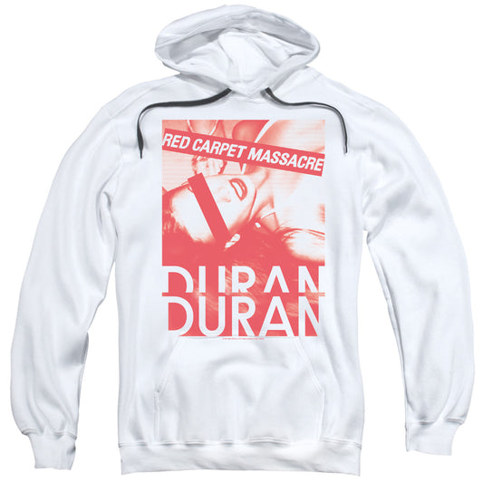 Duran Duran Red Carpet Massacre Mens Hoodie White