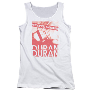 Duran Duran Red Carpet Massacre Womens Tank Top Shirt White