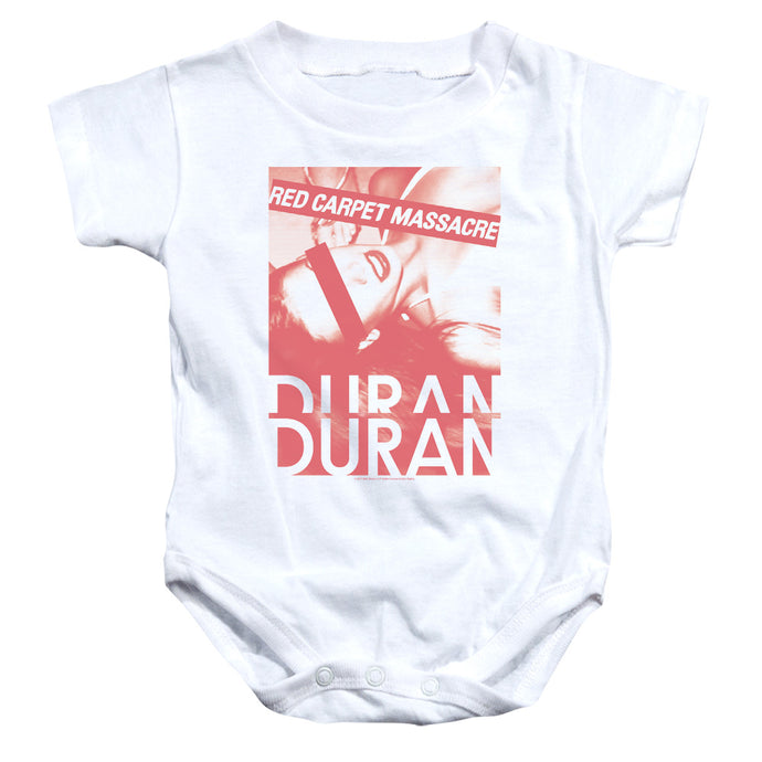 Duran Duran Red Carpet Massacre Infant Baby Snapsuit White
