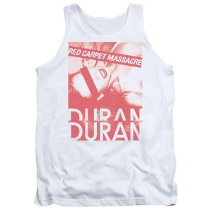 Duran Duran Red Carpet Massacre Mens Tank Top Shirt White