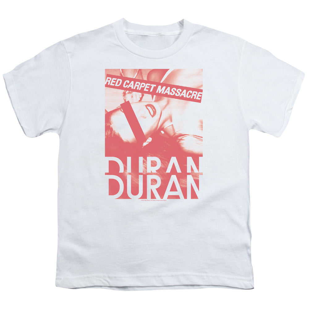 Duran Duran Red Carpet Massacre Kids Youth T Shirt White