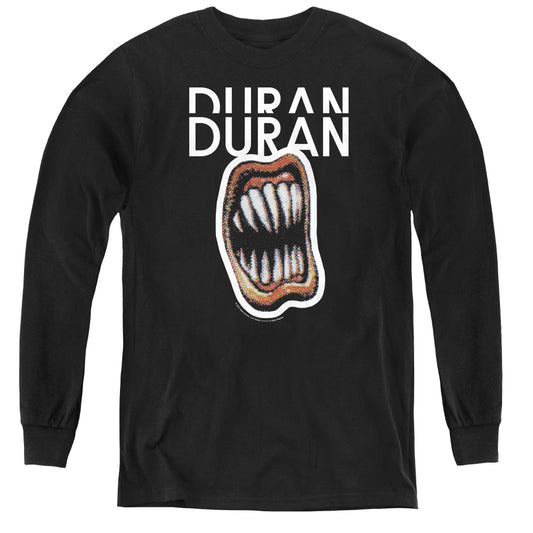 Duran Duran Pressure Off Long Sleeve Kids Youth T Shirt Black