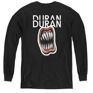 Duran Duran Pressure Off Long Sleeve Kids Youth T Shirt Black