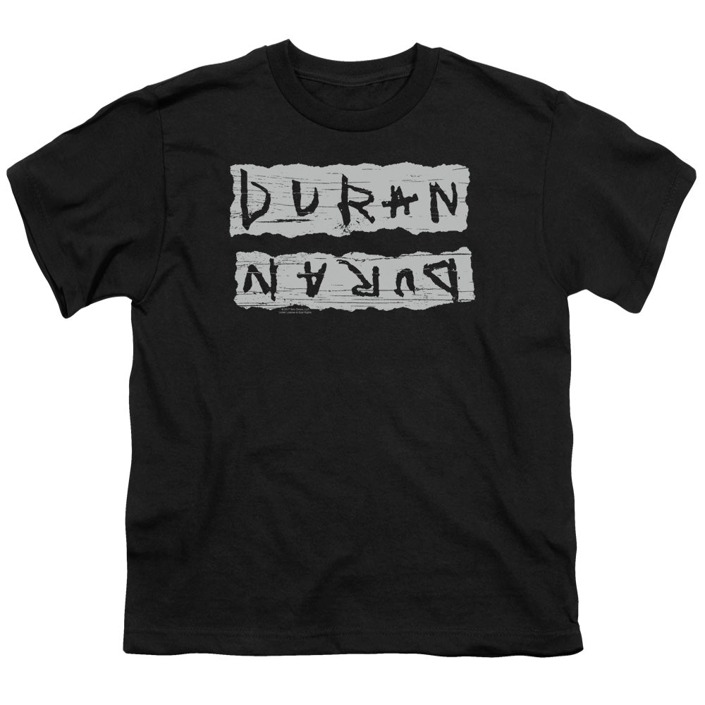 Duran Duran Print Error Kids Youth T Shirt Black