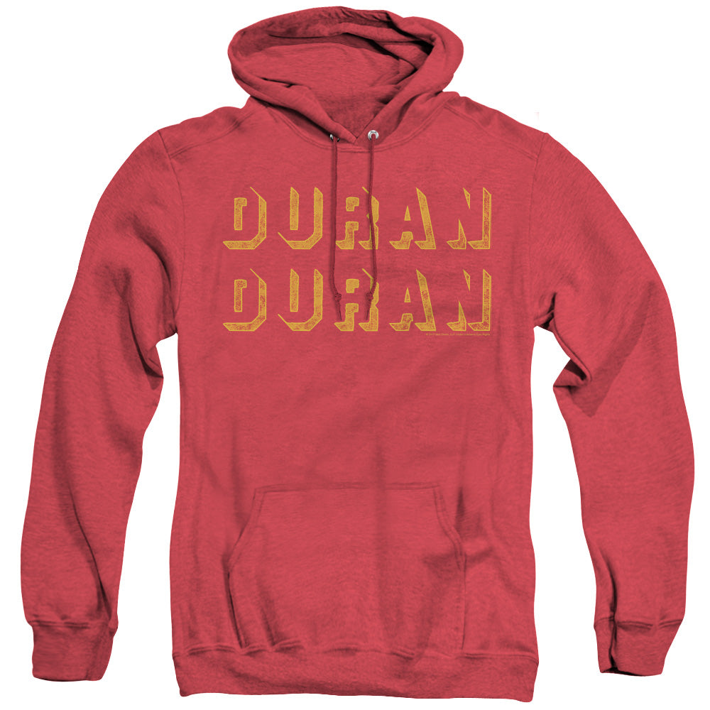 Duran Duran Negative Space Heather Mens Hoodie Red