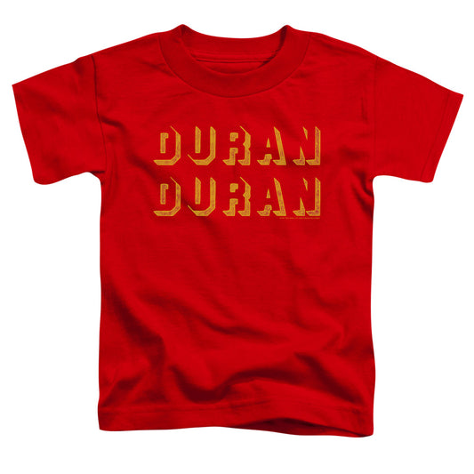 Duran Duran Negative Space Toddler Kids Youth T Shirt Red