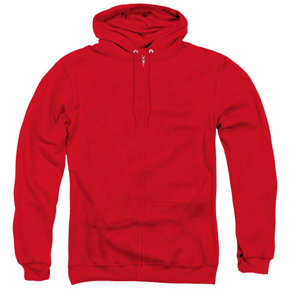 Duran Duran Negative Space Back Print Zipper Mens Hoodie Red