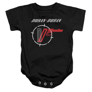 Duran Duran A View Infant Baby Snapsuit Black