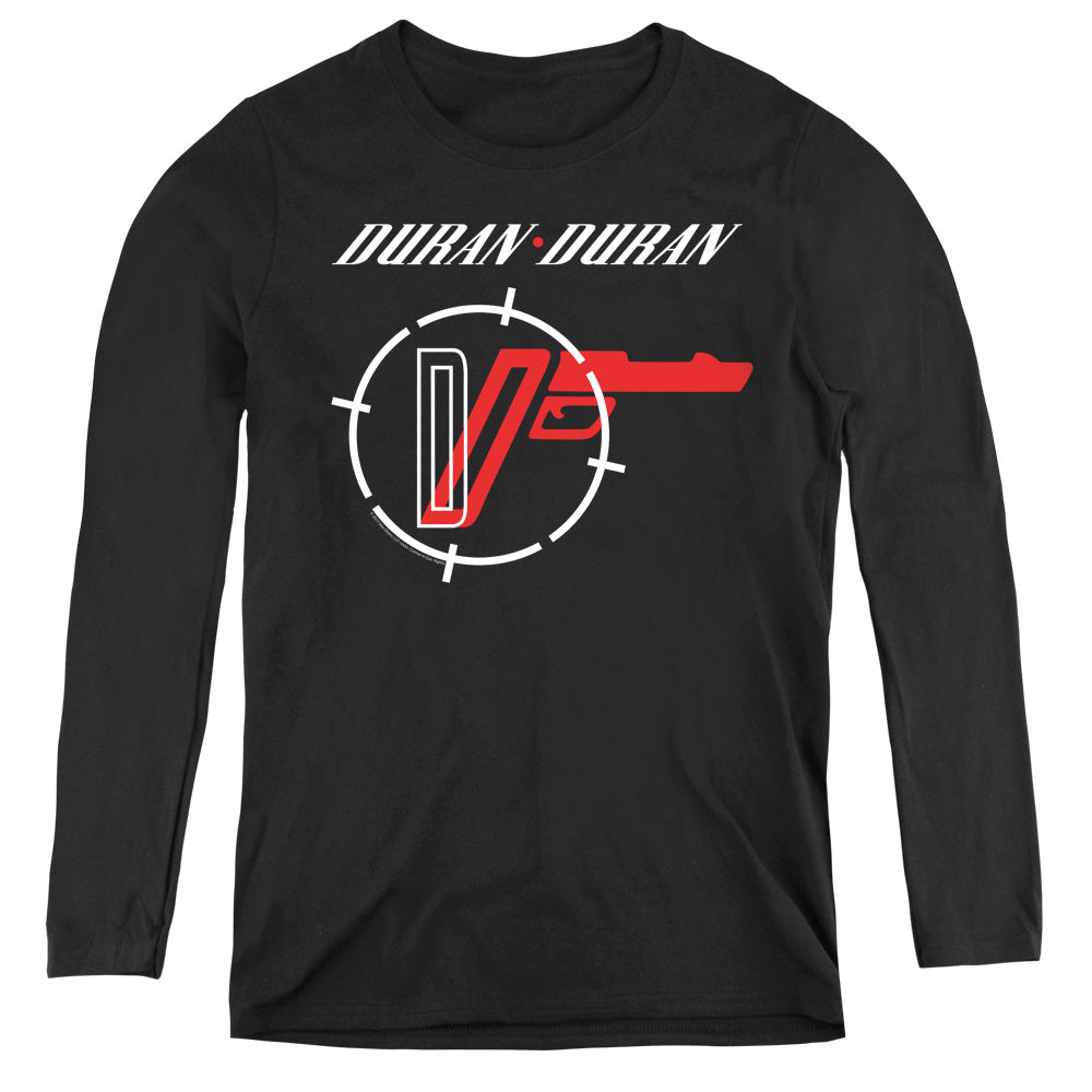 Duran Duran A View Womens Long Sleeve Shirt Black