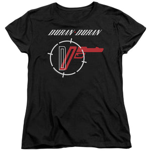 Duran Duran A View Womens T Shirt Black