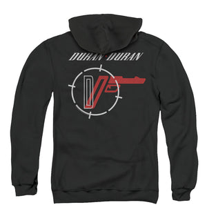 Duran Duran A View Back Print Zipper Mens Hoodie Black