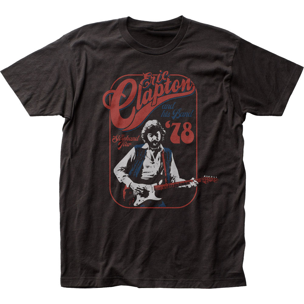 Eric Clapton Slowhand Tour Mens T Shirt Black